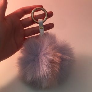 Free People Pompom Keychain